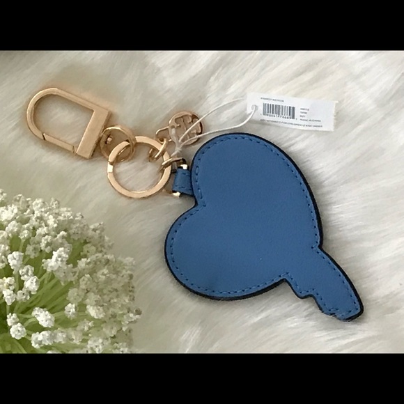 *SOLD* Tory Burch Heart Parot Keyfob Bag Charm♥️ - Picture 3 of 6